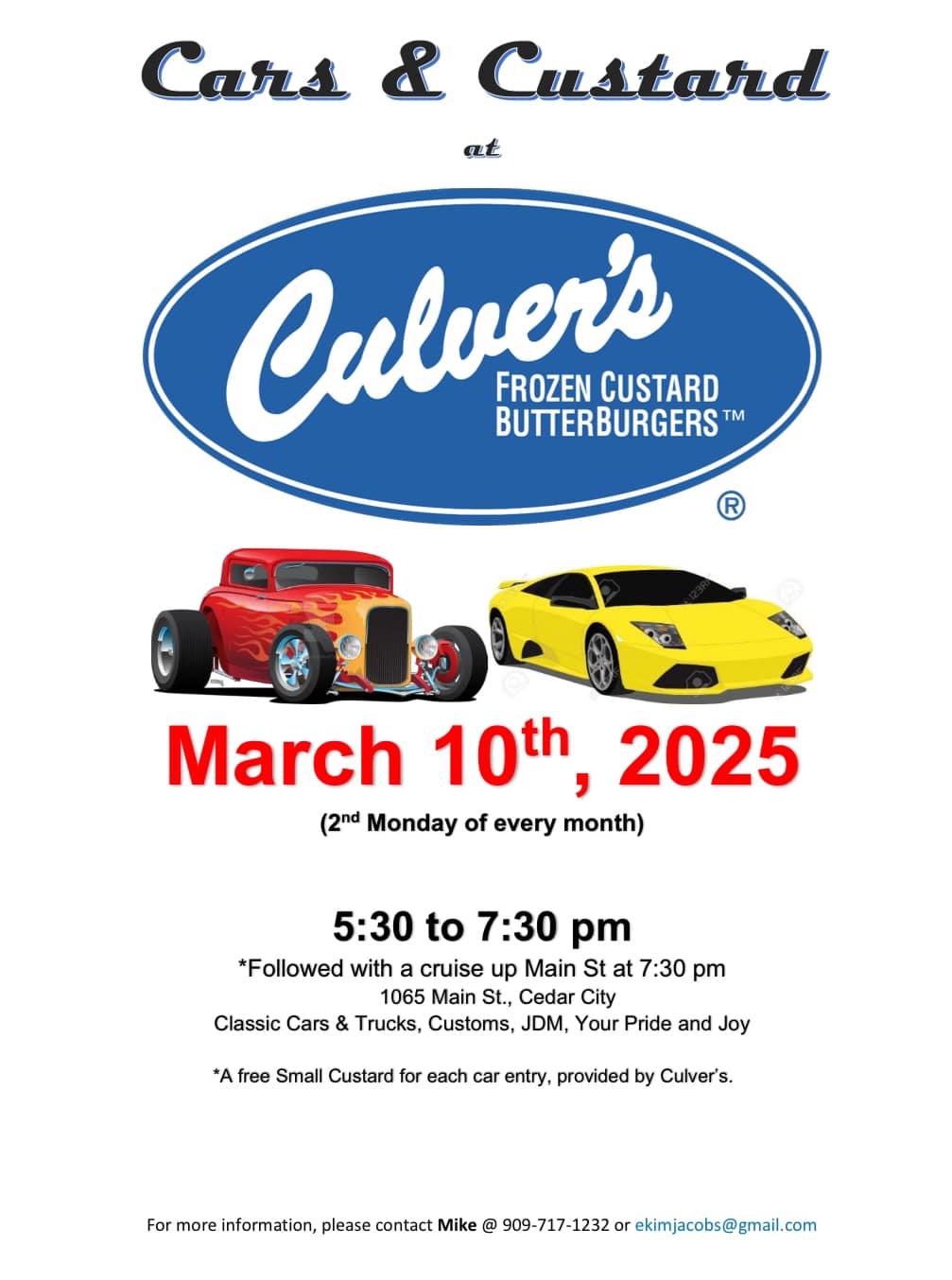 Culver’s Cars and Custard